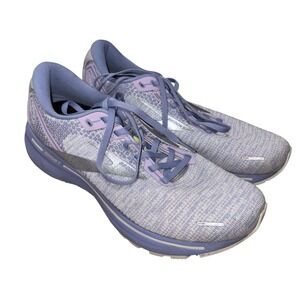 Brooks Ghost 14 Lavender Purple Running Shoes Womens 9.5 W/ Powerstep Orthotics